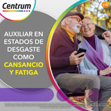 Centrum Silver +50 Multivitaminico, Con Vitamina B, Vitamina C, 60 Tabletas