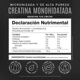 Birdman Creatina Monohidratada de Alta Pureza En Polvo Sin Sabor, Preworkout, Alto Rendimiento | 90 Servicios | 450g.