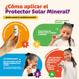 UV ZERO - Bloqueador Solar Mineral en Barra para Niños | FPS 50 | Protección UVA/UVB | Hipoalergénico y Libre de Fragancias | Dermatológicamente Probado | Ideal para Rostro | Ingredientes Naturales, Sensación Ligera Mate | 18g (1 Unidad)
