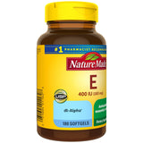 Nature Made Vitamin E 400IU, 180 Softgels