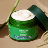 Weleda Skin Food Crema de noche nutritiva para el cuidado facial, 1.3 onzas líquidas, hidratante rico en plantas con aceite de sacha Inchi, cica y escualano