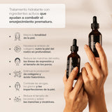 ▶ B Life  Kit de Sérum de Día y Noche para Rostro de 60 ml C/U con 96% de Ingredientes Naturales. Adicionado con Vitamina C y Ácido Hialurónico. Skincare Antiarrugas. Kit Serum B Life.