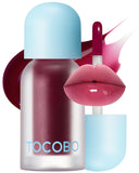 ▶ TOCOBO  Juicy Berry Plumping Lip Oil 07 Plum Jam – Aceite labial hidratante vegano coreano con aceites vegetales para un alto brillo – Fórmula no pegajosa para todos los tonos de piel, 4g