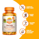 Sundown Naturals Calcium 600 mg Vitamin D3, 120 Tablets