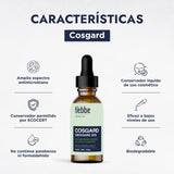 ▶ HEBBE Cosgard Conservador cosmetico Amplio Espectro Geogard 221 Aprobado Ecocert | Uso Cosmetica Natural | 30 ml