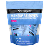 ▶ NeutrogenaMakeup Remover Cleansing Towelette Singles Individually Wrapped, 20 Pre-moistened Towelettes