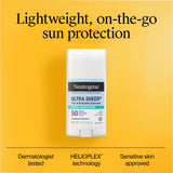 ▶ Neutrogena  Ultra Sheer Protector Solar Mineral Facial y corporal en barra FPS50 42g