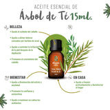 OLEUM VITAE Kit de Aceites Esenciales para el Fortalecimiento del Cabello. 100% Puros y Orgánicos. Cedro, Salvia Esclarea, Romero, Árbol de Té, Ciprés, Lavanda y Menta