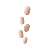 KISS ImPRESS Manicura a presión, kit de uñas, tecnología PureFit, uñas cortas de presión, cuadradas, impecables, incluye almohadilla de preparación, mini lima, barra de cutículas y 30 uñas falsas