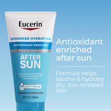 ▶ Eucerin Advanced Hydration After Sun Lotion for Face and Body, Enriched with Antioxidants, 24-Hour Hydration for Dry, Sun-Stressed Skin, 6.8 Fl Oz Tube
