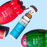 ▶ RAW SUGAR , Acondicionador sin Enjuague para Niños, Desenreda el Cabello Grueso y Rebelde, con Leche de Coco, Plátano y Aceite de Ricino, Prensado en Frío, Vegano, Libre de Sulfatos y Parabenos, 177 ml