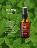 OLEUM VITAE. Kit Dúo Romero-Menta. Body Lotion y Body Mist con Aceites Esenciales de Menta y Romero. Frescura y Energía.