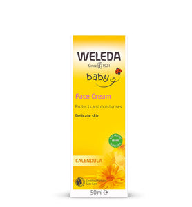 Weleda - Crema para el facial para bebé con calendula - 50ml
