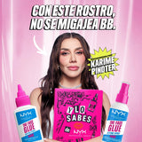 Nyx Professional Makeup. Prebase de Maquillaje hidratante Face Glue Tono Transparente + GLUE SPRAY FIJADOR DE MAQUILLAJE (TRANSPARENTE)