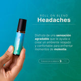 ▶ B Life  Kit de 3 Roll On Corporales de 10 ml. Aceites Esenciales Auxiliares para una calma reconfortante. Roll On Headaches B Life