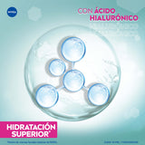 NIVEA Gel Facial Refrescante Cuidado Facial (100 ml) con ácido hialurónico, 24 horas de humectación para un piel fresca, suave y luminosa, ideal para piel grasa