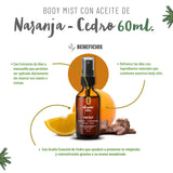 OLEUM VITAE Kit Body Mists Cítricos + Menta Romero. Fragancias Corporales con Aceites Esenciales
