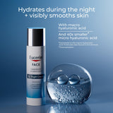 ▶ Eucerin Face Immersive Hydration Night Cream with Hyaluronic Acid and Provitamin B5, Ultra-Lightweight Face Moisturizer Smooths Fines Lines and Wrinkles, 2.5 Oz BottleF