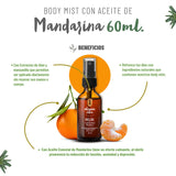 OLEUM VITAE Kit Body Mists Cítricos + Menta Romero. Fragancias Corporales con Aceites Esenciales
