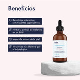 ▶ HEBBE  - Dermawhite 50 g | Beneficios aclarantes y luminiscentes significativos | Mejora la textura de la piel en rostro y axilas | Se puede usar en cremas faciales y corporales, desodorantes y serums | Contenido: 50 g