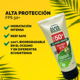 Maya Solar Duo pack Playa: Bloqueador para toda la Familia (204 ml) con Repelente Premium con Formula Afterbite (60 ml). Ingredientes Naturales & Minerales. Resistente al Agua y al Sudor. | Protección total para playa, excursiones y aire libre