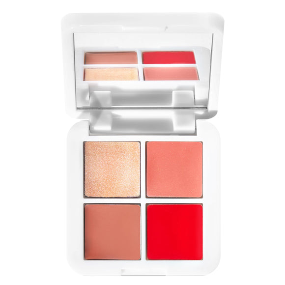 RMS Beauty Lip2Cheek Glow Quad Mini Makeup Women 0.08 oz