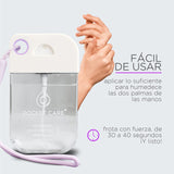 ▶ POCKET CARE  | KIT Desinfectante Spray - Sin Alcohol | 50ml - VERBENA | Antibacterial Spray de Bolsillo Orgánico + REFILL 200ml | Sanitizante para Manos | Hand Sanitizer 100% Natural
