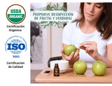 OLEUM VITAE Aceite Esencial de Menta. Mentha Piperita.100% Puro y Orgánico. Certificado USDA ORGANIC. Aplicación Interna, Externa y Aromática. 15ml
