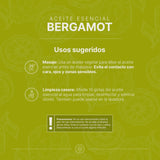 ▶ B Life  Aceite Esencial con Ingredientes Puros y Naturales, Aromalogía, de 120 ml. Aceite Esencial Bergamota (Bergamot), B Life