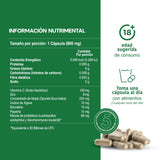 LIFEED Probióticos 50 Billones con Enzimas Digestivas, Inulina de Agave y Fibra Natural | Suplemento con Vitamina C, Zinc y Lactobacilos | 120 Cápsulas de Probioticos y Prebioticos, Tomar 1 al Día