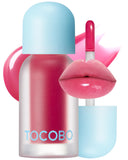 ▶ TOCOBO Juicy Berry Plumping Lip Oil 06 Berry Candy – Aceite labial hidratante coreano vegano con aceites vegetales para un alto brillo – Fórmula no pegajosa para todos los tonos de piel, 4g