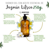 OLEUM VITAE Kit Cuidado de la Piel Jazmín-Litsea. Con Aceite Esencial de Litsea. Hidratación Profunda.