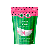 ▶ RAW SUGAR  Bath Fizzer, Bombas de Burbujas para Bañera, para Niños de 3 Años y Más, Aroma a Limonada de Sandía, Prensado en Frío, Vegano, Libre de Sulfatos SLS y SLES y Parabenos, 1 Bolsa con 6 Piezas