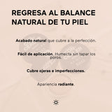 AHAL - Corrector 04 con Jojoba y Extractos de Coco, Cobertura Media a Alta, Ideal para Ojeras, Imperfecciones y Todo Tipo de Piel, Hidratación Suave y Natural, 7g