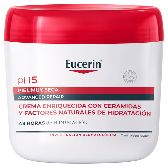 ▶ Eucerin Advanced Repair - Crema Corpoeral Intensiva Ph5, 450 ml, 1 unidad