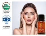 OLEUM VITAE Aceite Esencial de Ylang Ylang. Cananga odorata. 100% Puro y Orgánico. Certificado USDA ORGANIC. Aplicación Interna, Externa y Aromática. 15ml