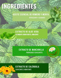 OLEUM VITAE Shower Gel. Gel de Ducha Romero-Menta. Con Aceites Esenciales de Menta y Romero. Hidratación Profunda. Con Extractos de Caléndula, Aloe Vera y Manzanilla. 250gr