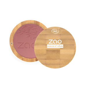 Zao Organic Makeup - Púrpura oscura compacta de Blush 323-0,32 oz.