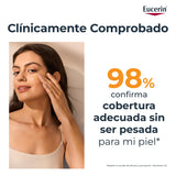 ▶ Eucerin Sun Face Hydro-Fluid FPS 50 + Tono Medio 50ml Protector Solar Facial con Color, textura ligera, suave y refrescante. Rápida absorción sin sensación grasosa o pegajosa