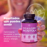 Optify Suplemento Premium de Inositol - Myo-Inositol y D-Chiro Inositol en Polvo con Ácido Fólico y Vitamina D - Proporción Ideal 40:1 - Apoyo al Equilibrio Hormonal y Función - Vitamina B8