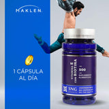 BIOTINA | Biotina + Vitamina E | 60 Capsulas SoftGels | Cabello, Piel y Uñas. Hair, Skin and Nails | Maklen