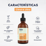 ▶ HEBBE  | Citrol K | Conservador Natural a base de extractos cítircos Premium | Ideal para Cosméticos y Alimentos | Fórmula Kosher e Hipoalergénica | 50 ml