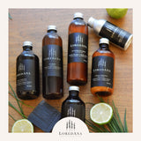 ▶ LOREDANA | Shampoo Liquido De Ámbar Negro Y Bergamota | Ayuda A La Caída Del Cabello y Fortalece la Raíz | Libre De Parabenos Y Sulfatos (3.75 L)