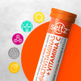 Multivitaminas + Vit. C Seltz Tabletas Efervescentes, 1 unidad, 1