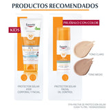 ▶ Eucerin Protector Solar Corporal Gel Cremal Oil Control FPS50 200ml Toque Seco, Rápida absorción sin sensación grasosa ni pegajosa, ideal para toda la familia. Resistente al agua y al sudor