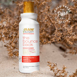 ▶ RAW SUGAR , The Bounce Back, Acondicionador Hidratante y Fortalecedor, con Manteca de Mango, Agave y Aceite de Zanahoria, Prensado en Frío, Vegano, Libre de Sulfatos, Parabenos y Siliconas, 532 ml