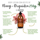 OLEUM VITAE Kit Cuidado de la Piel Orquídea-Ylang Ylang. Con Aceite Esencial de Ylang Ylang. Hidratación Profunda