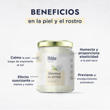 ▶ HEBBE   - Manteca de Arroz 250 g | Tonificante y Regenerador | Efecto Suavizante | Anti-Envejecimiento | Emoliente e Hidratante Natural | Calmante Post-Exposición Solar | Contenido de 250 g