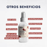 ▶ HEBBE  - Hidrolato de Granada 120 ml | Combate el Envejecimiento Prematuro | Protección Cutánea Antioxidante | Regeneración Celular | Sebo Regulador en Pieles con Acné | Mejora la Piel Madura | Contenido 120 ml