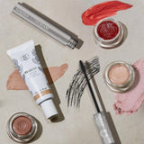 XAMANIA Máscara de Pestañas Karité + Argán - Alarga, Volumen y Nutre | Cepillo Doble Vista | Libre de Microplásticos, Vegana y Cruelty Free | Pestañas Sensibles | Hecho en México (Negro, 6g)